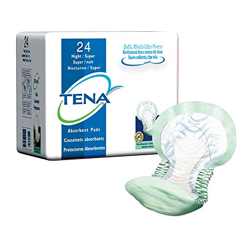 Tena Pads, Night / Super (maximum absorbency), Case of 48