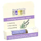 Aura Cacia Pure Aromatherapy Soothing Lavender Stick , 0.29 Fluid Ounces (8.6 ml) (Pack of 3)
