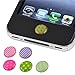 Home Button Sticker for iphone/ipad/itouch, Rainbow, 6 Stickers