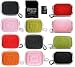 Compact or Mini Canon Powershot SD Digital Camera Carrying Case with Screen Protector - Bundle with Toshiba OEM 1gb MicroSD Memory Card with SD Adapter