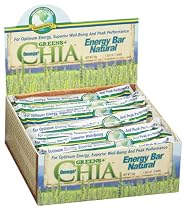 Greens Plus - Green Plus Omega 3 Chia Energy Bar Natural, 12 bar