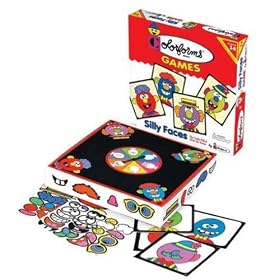 Silly Faces Stick-Ons Game by University Games