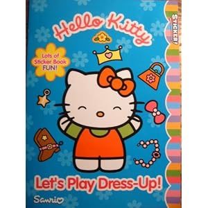 Hello Kitty Let's Play Dress-Up! Sticker, Coloring & Activity Book (Hello Kitty Sticker Books) [Paperback]
