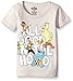 Sesame Street Little Boys' Toddler Short Sleeve T-Shirt, Silver, 2T