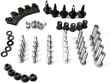 2006 - 2007 Suzuki GSXR 750 Quality Motor Parts Complete Stainless Steel Motorcycle Fairing Bolt Kit