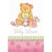 Precious Bear Pink Invitations 8ct