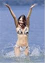 Camaro Bikini Crocodile, gr&uuml;n/wei&szlig;