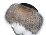 Fox Cuffed Hat w/Mink Crown