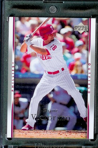 2007 Upper Deck Baseball Card #393 Shane Victorino Phillies - Mint Condition - Shipped in Protective Display Case !