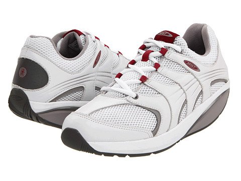 MBT Women's Mila Lace-up Walking Sneaker (38 M EU / 7-7.5 B(M) US, White)