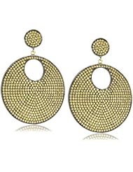 Shery Shabani "Red Carpet" Yellow Sapphire Round Earrings