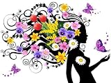 Spring Fairy - 24W x 18H - Peel and Stick Wall Decal by Wallmonkeys