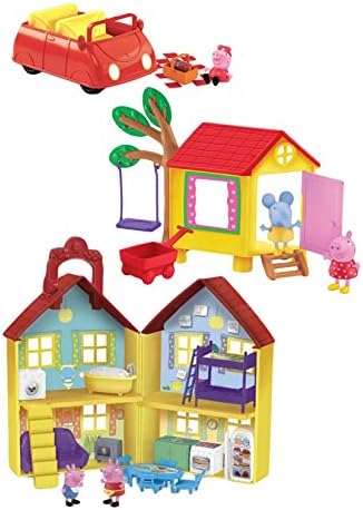 Peppa Pig Peek n Surprise Playhouse, Peppa Treehouse, Peppa Pig Picnic Adventure Car Set Playset, Toddler Toys, Gifts
