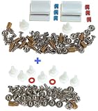 Produkt-Bild: 2 St&uuml;ck Schraubenset - 1 x 62 teiliges PC Einbau Schrauben Set f&uuml;r alle PC Geh&auml;use + 1 x 46 teiliges PC Einbau Schrauben Set f&uuml;r alle PC Geh&auml;use - 2 x  Mainboard und Laufwerksbefestigung Schrauben Set : Version 2 + Version 1