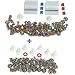 1 x 62 teiliges PC Einbau Schrauben Set f�r alle PC Geh�use + 1 x 46 teiliges PC Einbau Schrauben Set f�r alle PC Geh�use - 2 x Mainboard und Laufwerksbefestigung Schrauben Set : Version 2 + Version 1