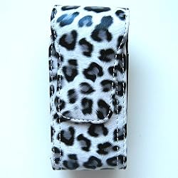 Motorola K1M/ K1/ W385 (*more*) Vertical Belt Clip Snow Leopard Carrying Case