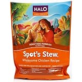 Halo Spot's Stew Natural Dry Dog Food, Adult Dog, Wholesome Chicken Recipe, 18-Pound Bag