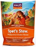 Halo Spot’s Stew Natural Dry Dog Food, Adult Dog, Wholesome Chicken Recipe, 18-Pound Bag