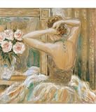 Tres Joli (Very Pretty) by Karen Dupre poster print,27 in. x 31.5 in.