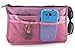 Periea Handbag Organizer, 12 Compartments - Chelsy (Pink, Medium)