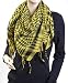 Houndstooth Square Shawl, 14 Yellow and Black Houndstooth Square Shawl, 14 Yellow and Black