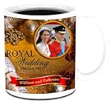 Rikki Knight® Prince William and Catherine (Kate) Royal Wedding Christmas Design 2011 Photo Quality 11 oz Ceramic Coffee Mug cup