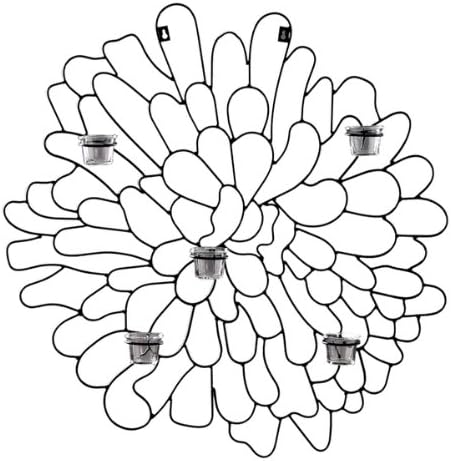 Calendula Flower Candle Holder Wall Sconce