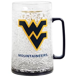 NCAA West Virginia 36-Ounce Crystal Freezer Monster Mug