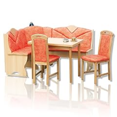 ROLLER Eckbankgruppe MARITTA Buche/terracotta