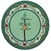 ZG Applique I Christmas Theme The 12 Days of Christmas round area rugs 36