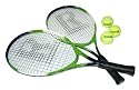 Ransome Sporting Goods Junior Tennis Racquet Set - Green/Blue/White, 24 Inch