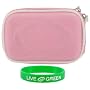 Nylon Hard Shell Carrying Case (Pink) for Olympus FE-26 Digital Camera Black