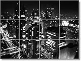 City Photo Ceramic Tile Mural C170. 12.75x17 inches using (12) 4.25x4.25 ceramic tiles.