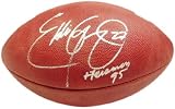 Eddie George Autographed Wilson NCAA Game Ball with Heisman 95 Inscription
