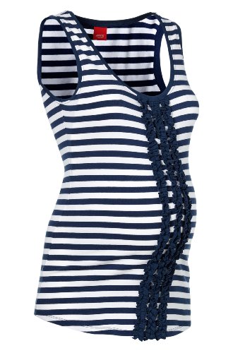 ESPRIT Maternity Damen Umstandsmode Shirt/ Top, gestreift C84731, Gr. 38 (M), Mehrfarbig ( Preisvergleich