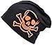 Simplicity Unisex Knit Skull & Crossbones Beanie Hat