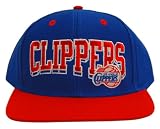 NBA Los Angeles Clippers Wave Snapback Cap Hat - Blue Red