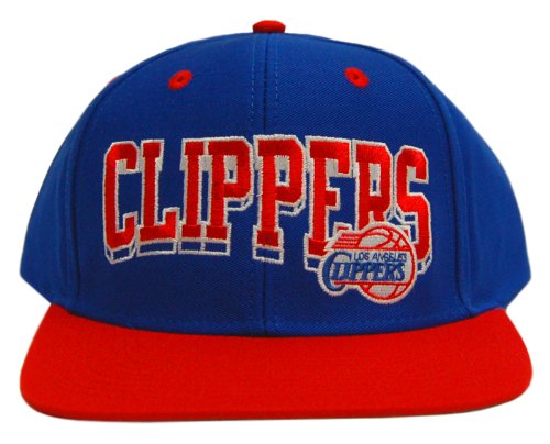 NBA Los Angeles Clippers Wave Snapback Cap Hat - Blue Red