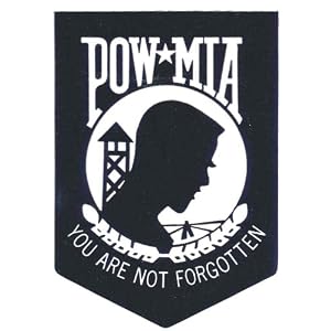 POW MIA INSIDE MOUNT Sticker Decal