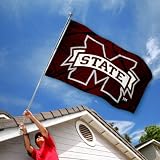 Mississippi State Bulldogs MSU University Large College Flag