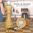 King and Queen Salt and Pepper Mills