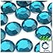 The Crafts Outlet 144-Piece Loose Flatback Acrylic Round Rhinestones, 20mm, Crystal Clear