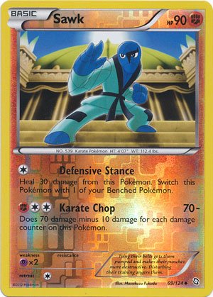 Pokemon - Sawk (69) - BW - Dragons Exalted - Reverse Holo
