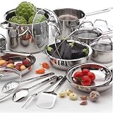 WolfgangPuck19PieceStainlessSteelCookwareSet