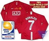 TOS-002 クリスティアーノ・ロナウド直筆サインユニフォーム　2008 FIFAクラブワールドカップ長袖ユニフォーム　日本限定販売商品/限定30枚