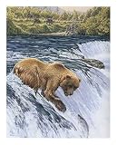 Catch of the Day Beautiful MUSEUM WRAP CANVAS Print with Added BRUSHSTROKES Richard Stanley 9x11