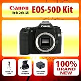 Canon EOS 50D SLR Digital Camera Kit + Medium Size Tripod + Soft Deluxe Carrying Case + Extra Extended Life Battery