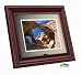 GiiNii 8 Inch Ultra Thin Digital Frame in Mahogany Pine Frame Image
