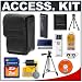 Deluxe Accessory Kit with Soft Leather Case + Transcend 2GB High Speed SD Card + Spare NP-50 Li-ion Battery + Tripod + Cameta Bonus Accessory Kit for Casio Exilim EX-V7 & EX-V8 Digital Cameras