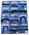 12 FAKE MOUSTACHES - ASSORTED SHAPES AND SIZES! COSTUME FUN MUSTACHE
